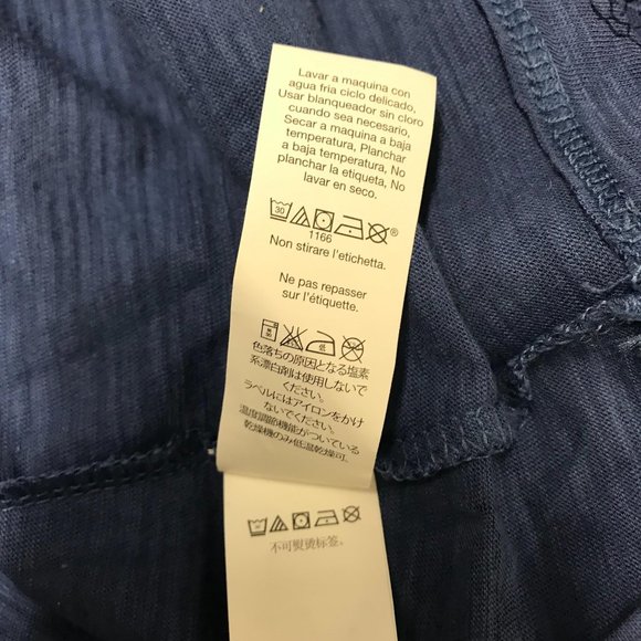 Gap Body Womens Blue Pineapple Print Scoop Neck Tank Top Size XL - Picture 6 of 7